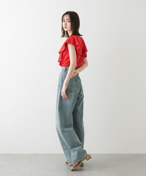 SENSE OF PLACE by URBAN RESEARCH / センスオブプレイス バイ アーバンリサーチ ニット・セーター | フリルショルダートップ | 詳細6