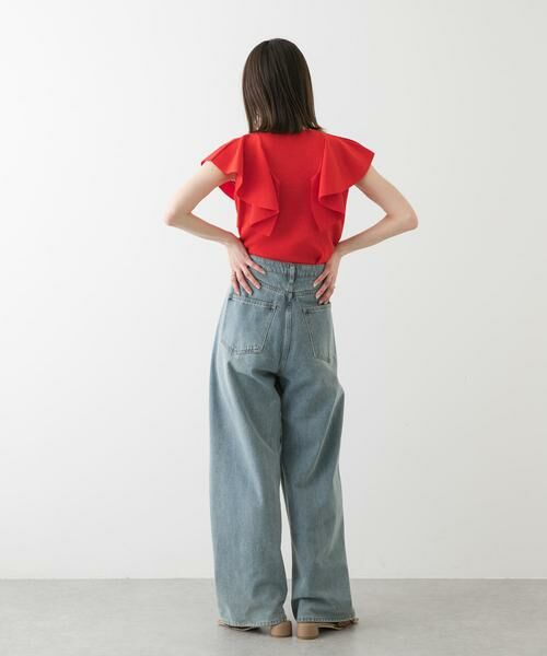 SENSE OF PLACE by URBAN RESEARCH / センスオブプレイス バイ アーバンリサーチ ニット・セーター | フリルショルダートップ | 詳細7