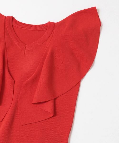 SENSE OF PLACE by URBAN RESEARCH / センスオブプレイス バイ アーバンリサーチ ニット・セーター | フリルショルダートップ | 詳細9