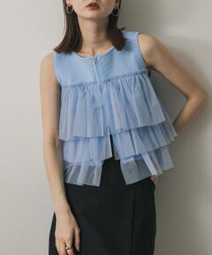 SENSE OF PLACE by URBAN RESEARCH / センスオブプレイス バイ アーバンリサーチ ニット・セーター | ダブルジップフリルニットトップ