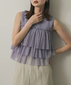 SENSE OF PLACE by URBAN RESEARCH / センスオブプレイス バイ アーバンリサーチ ニット・セーター | ダブルジップフリルニットトップ