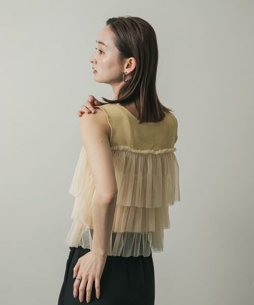 SENSE OF PLACE by URBAN RESEARCH / センスオブプレイス バイ アーバンリサーチ ニット・セーター | ダブルジップフリルニットトップ | 詳細3