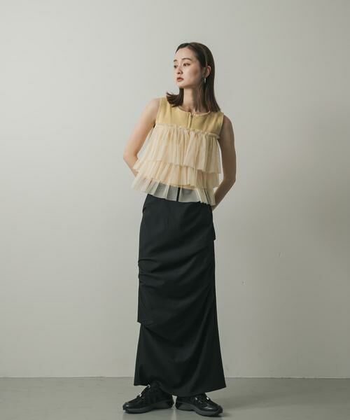 SENSE OF PLACE by URBAN RESEARCH / センスオブプレイス バイ アーバンリサーチ ニット・セーター | ダブルジップフリルニットトップ | 詳細4