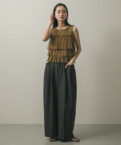 SENSE OF PLACE by URBAN RESEARCH / センスオブプレイス バイ アーバンリサーチ ニット・セーター | ダブルジップフリルニットトップ | 詳細12