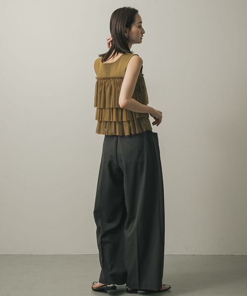 SENSE OF PLACE by URBAN RESEARCH / センスオブプレイス バイ アーバンリサーチ ニット・セーター | ダブルジップフリルニットトップ | 詳細13