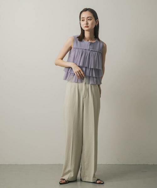 SENSE OF PLACE by URBAN RESEARCH / センスオブプレイス バイ アーバンリサーチ ニット・セーター | ダブルジップフリルニットトップ | 詳細24