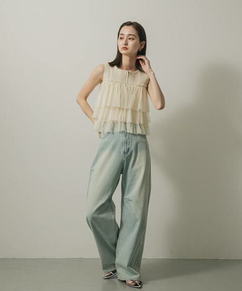 SENSE OF PLACE by URBAN RESEARCH / センスオブプレイス バイ アーバンリサーチ ニット・セーター | ダブルジップフリルニットトップ | 詳細30