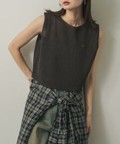 SENSE OF PLACE by URBAN RESEARCH / センスオブプレイス バイ アーバンリサーチ ニット・セーター | リネンタッチクロップドセーター