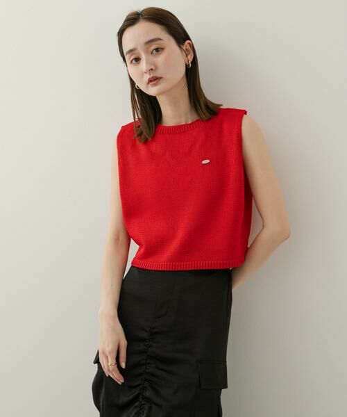 SENSE OF PLACE by URBAN RESEARCH / センスオブプレイス バイ アーバンリサーチ ニット・セーター | リネンタッチクロップドセーター | 詳細2