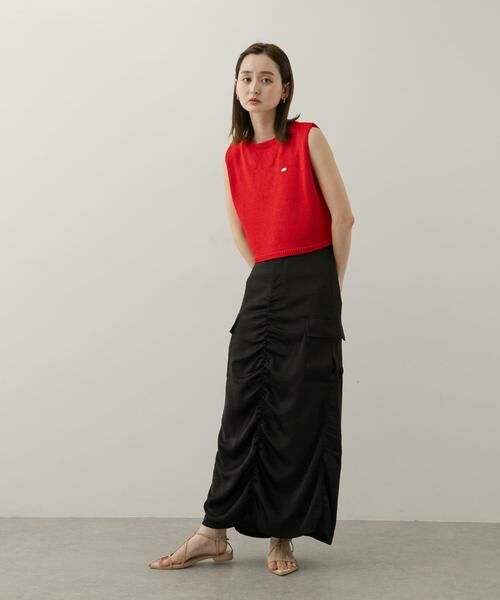 SENSE OF PLACE by URBAN RESEARCH / センスオブプレイス バイ アーバンリサーチ ニット・セーター | リネンタッチクロップドセーター | 詳細3