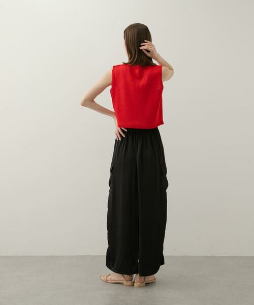 SENSE OF PLACE by URBAN RESEARCH / センスオブプレイス バイ アーバンリサーチ ニット・セーター | リネンタッチクロップドセーター | 詳細4