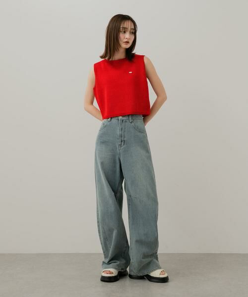 SENSE OF PLACE by URBAN RESEARCH / センスオブプレイス バイ アーバンリサーチ ニット・セーター | リネンタッチクロップドセーター | 詳細5