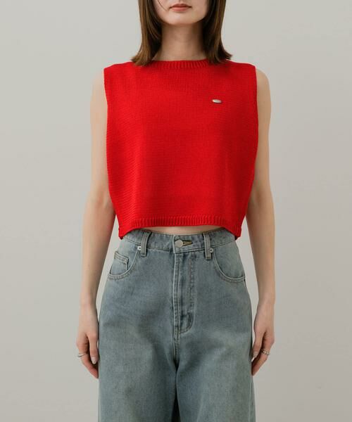 SENSE OF PLACE by URBAN RESEARCH / センスオブプレイス バイ アーバンリサーチ ニット・セーター | リネンタッチクロップドセーター | 詳細6