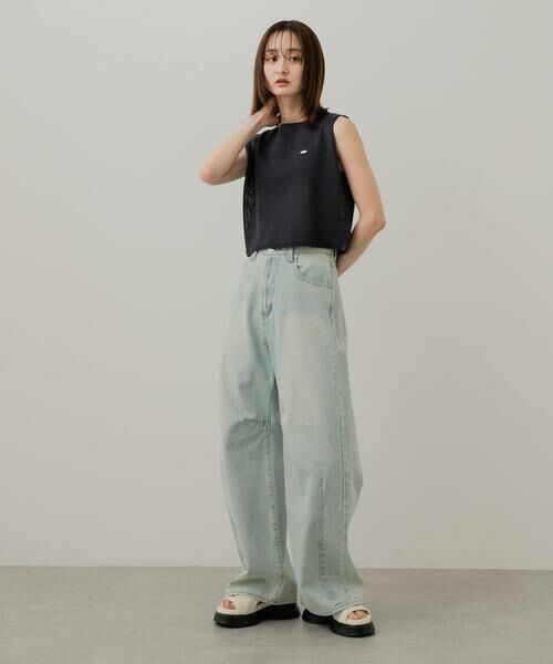 SENSE OF PLACE by URBAN RESEARCH / センスオブプレイス バイ アーバンリサーチ ニット・セーター | リネンタッチクロップドセーター | 詳細17