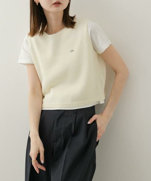 SENSE OF PLACE by URBAN RESEARCH / センスオブプレイス バイ アーバンリサーチ ニット・セーター | リネンタッチクロップドセーター | 詳細24