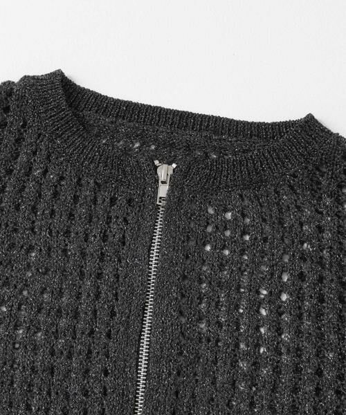 SENSE OF PLACE by URBAN RESEARCH / センスオブプレイス バイ アーバンリサーチ カーディガン・ボレロ | 『一部WEB限定カラー』クルーネックラメメッシュカーディガン | 詳細18