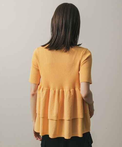 SENSE OF PLACE by URBAN RESEARCH / センスオブプレイス バイ アーバンリサーチ カーディガン・ボレロ | 『WEB限定』ペプラムカーディガン(半袖) | 詳細2