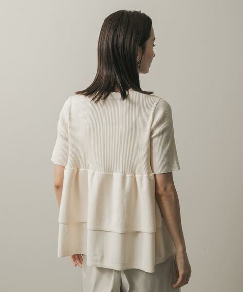 SENSE OF PLACE by URBAN RESEARCH / センスオブプレイス バイ アーバンリサーチ カーディガン・ボレロ | 『WEB限定』ペプラムカーディガン(半袖) | 詳細17