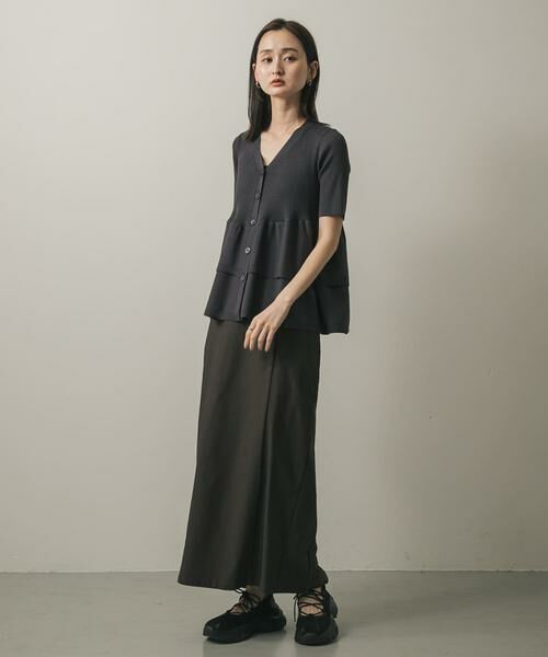 SENSE OF PLACE by URBAN RESEARCH / センスオブプレイス バイ アーバンリサーチ カーディガン・ボレロ | 『WEB限定』ペプラムカーディガン(半袖) | 詳細26