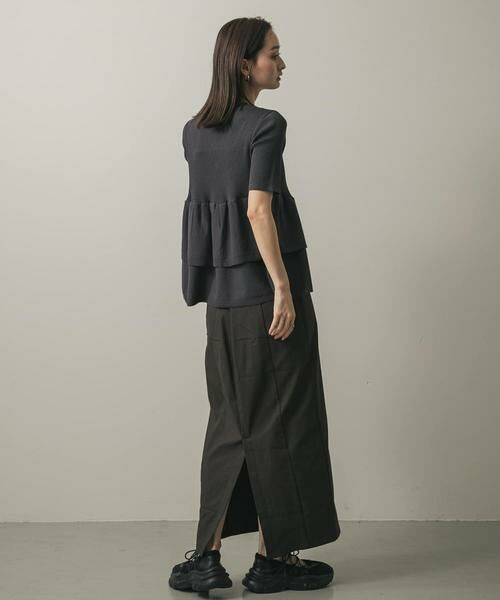 SENSE OF PLACE by URBAN RESEARCH / センスオブプレイス バイ アーバンリサーチ カーディガン・ボレロ | 『WEB限定』ペプラムカーディガン(半袖) | 詳細27