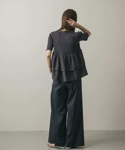 SENSE OF PLACE by URBAN RESEARCH / センスオブプレイス バイ アーバンリサーチ カーディガン・ボレロ | 『WEB限定』ペプラムカーディガン(半袖) | 詳細30