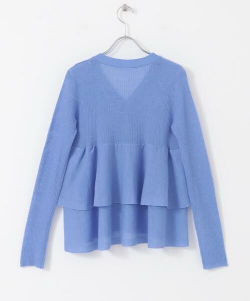 SENSE OF PLACE by URBAN RESEARCH / センスオブプレイス バイ アーバンリサーチ カーディガン・ボレロ | シアーペプラムカーディガン | 詳細14