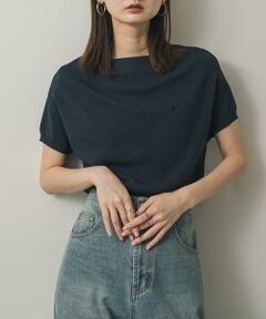 SENSE OF PLACE by URBAN RESEARCH / センスオブプレイス バイ アーバンリサーチ ニット・セーター | シシュウボートネックセーター(半袖)