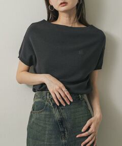 SENSE OF PLACE by URBAN RESEARCH / センスオブプレイス バイ アーバンリサーチ ニット・セーター | シシュウボートネックセーター(半袖)