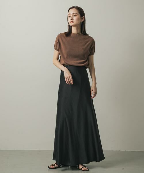 SENSE OF PLACE by URBAN RESEARCH / センスオブプレイス バイ アーバンリサーチ ニット・セーター | シシュウボートネックセーター(半袖) | 詳細3