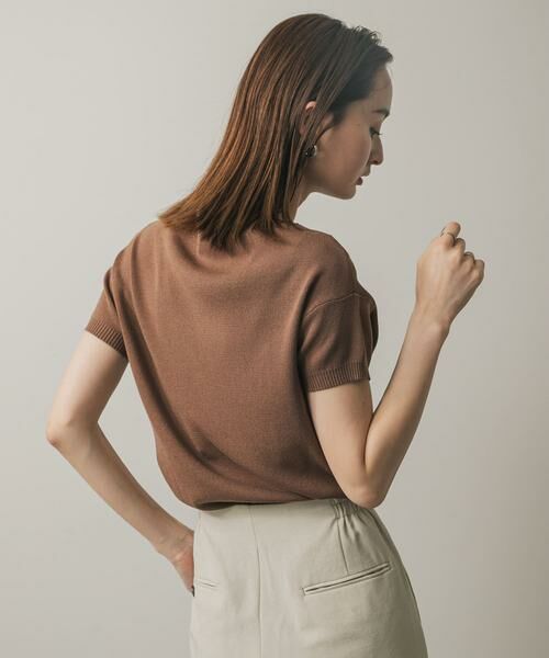 SENSE OF PLACE by URBAN RESEARCH / センスオブプレイス バイ アーバンリサーチ ニット・セーター | シシュウボートネックセーター(半袖) | 詳細6