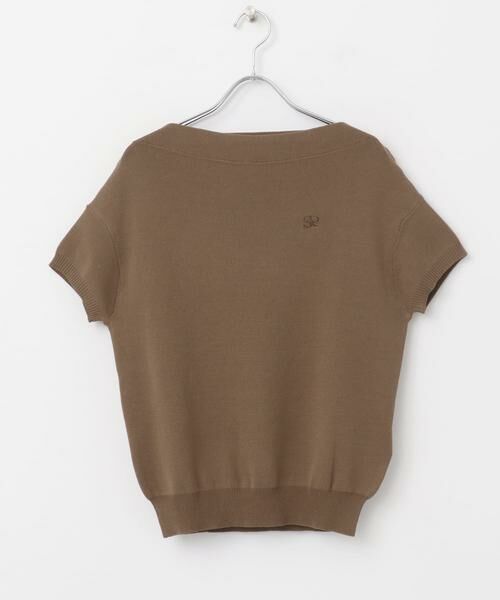 SENSE OF PLACE by URBAN RESEARCH / センスオブプレイス バイ アーバンリサーチ ニット・セーター | シシュウボートネックセーター(半袖) | 詳細8