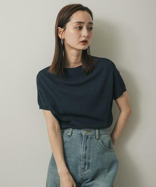 SENSE OF PLACE by URBAN RESEARCH / センスオブプレイス バイ アーバンリサーチ ニット・セーター | シシュウボートネックセーター(半袖) | 詳細15