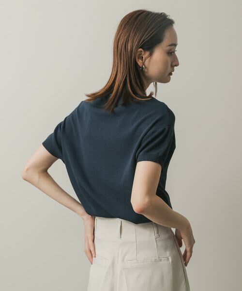 SENSE OF PLACE by URBAN RESEARCH / センスオブプレイス バイ アーバンリサーチ ニット・セーター | シシュウボートネックセーター(半袖) | 詳細20