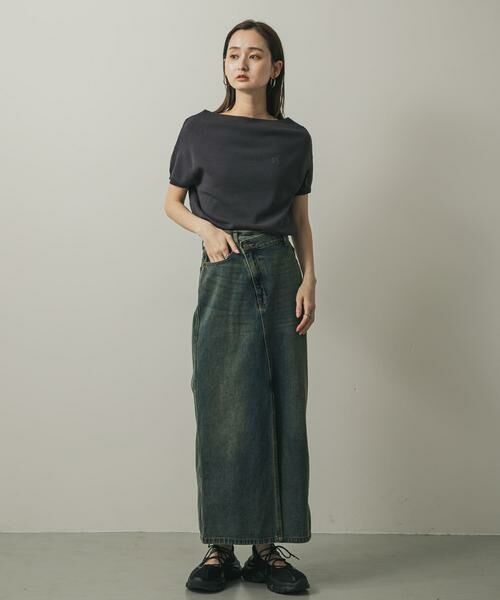 SENSE OF PLACE by URBAN RESEARCH / センスオブプレイス バイ アーバンリサーチ ニット・セーター | シシュウボートネックセーター(半袖) | 詳細26