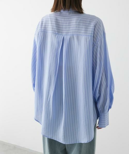 SENSE OF PLACE by URBAN RESEARCH / センスオブプレイス バイ アーバンリサーチ シャツ・ブラウス | タックポケットシアーストライプシャツ | 詳細13