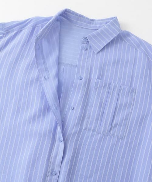 SENSE OF PLACE by URBAN RESEARCH / センスオブプレイス バイ アーバンリサーチ シャツ・ブラウス | タックポケットシアーストライプシャツ | 詳細15