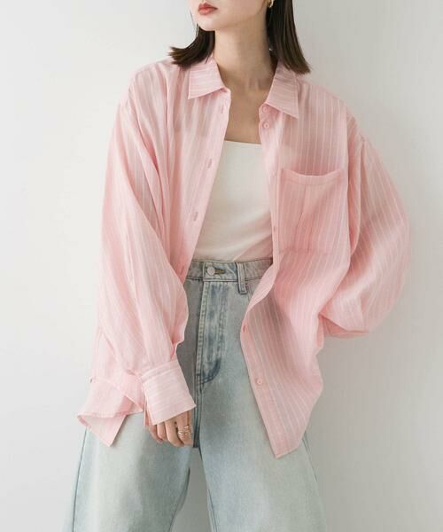 SENSE OF PLACE by URBAN RESEARCH / センスオブプレイス バイ アーバンリサーチ シャツ・ブラウス | タックポケットシアーストライプシャツ | 詳細22