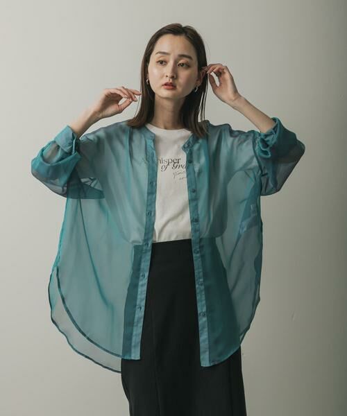 SENSE OF PLACE by URBAN RESEARCH / センスオブプレイス バイ アーバンリサーチ シャツ・ブラウス | バンドカラーシャンブレーシアーシャツ | 詳細2