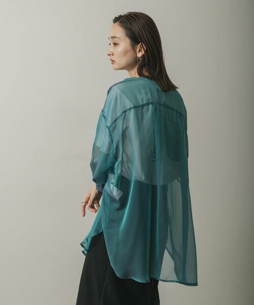 SENSE OF PLACE by URBAN RESEARCH / センスオブプレイス バイ アーバンリサーチ シャツ・ブラウス | バンドカラーシャンブレーシアーシャツ | 詳細3