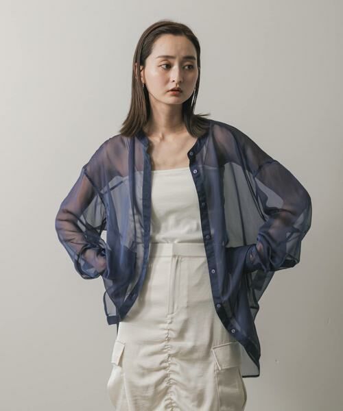 SENSE OF PLACE by URBAN RESEARCH / センスオブプレイス バイ アーバンリサーチ シャツ・ブラウス | バンドカラーシャンブレーシアーシャツ | 詳細9