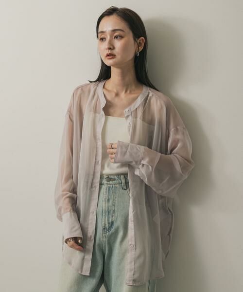 SENSE OF PLACE by URBAN RESEARCH / センスオブプレイス バイ アーバンリサーチ シャツ・ブラウス | バンドカラーシャンブレーシアーシャツ | 詳細20