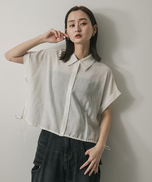 SENSE OF PLACE by URBAN RESEARCH / センスオブプレイス バイ アーバンリサーチ シャツ・ブラウス | クロップドバルーンブラウス | 詳細12