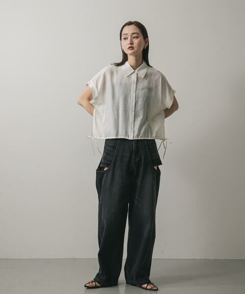 SENSE OF PLACE by URBAN RESEARCH / センスオブプレイス バイ アーバンリサーチ シャツ・ブラウス | クロップドバルーンブラウス | 詳細14