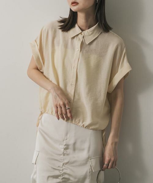 SENSE OF PLACE by URBAN RESEARCH/センスオブプレイス バイ アーバンリサーチ クロップドバルーンブラウス ベージュ one SENSE OF PLACE by URBAN RESEARCH/センスオブプレイス バイ アーバンリサーチ クロップドバルーンブラウス ベージュ one