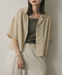 SENSE OF PLACE by URBAN RESEARCH / センスオブプレイス バイ アーバンリサーチ シャツ・ブラウス | リネンライクメッシュシャツ