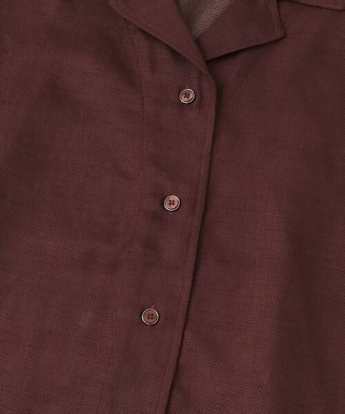 SENSE OF PLACE by URBAN RESEARCH / センスオブプレイス バイ アーバンリサーチ シャツ・ブラウス | リネンライクメッシュシャツ | 詳細6