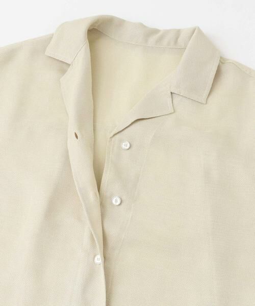 SENSE OF PLACE by URBAN RESEARCH / センスオブプレイス バイ アーバンリサーチ シャツ・ブラウス | リネンライクメッシュシャツ | 詳細12