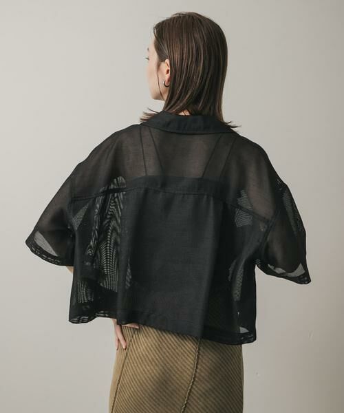 SENSE OF PLACE by URBAN RESEARCH / センスオブプレイス バイ アーバンリサーチ シャツ・ブラウス | リネンライクメッシュシャツ | 詳細19