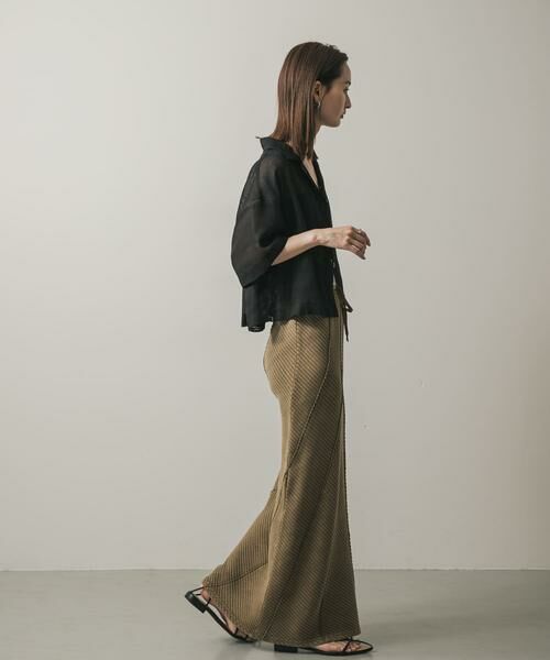 SENSE OF PLACE by URBAN RESEARCH / センスオブプレイス バイ アーバンリサーチ シャツ・ブラウス | リネンライクメッシュシャツ | 詳細21