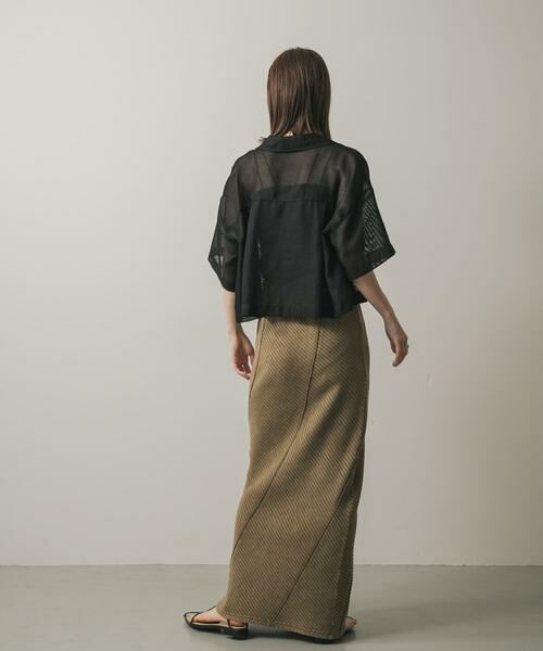 SENSE OF PLACE by URBAN RESEARCH / センスオブプレイス バイ アーバンリサーチ シャツ・ブラウス | リネンライクメッシュシャツ | 詳細22